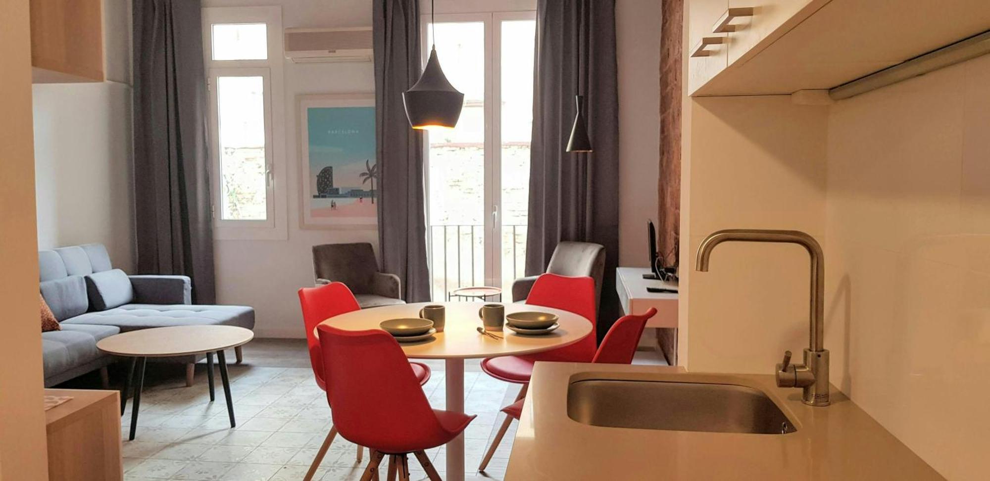 Ferienwohnung Sant Antoni 4 - Downtown Barcelona. Modern Exterior foto