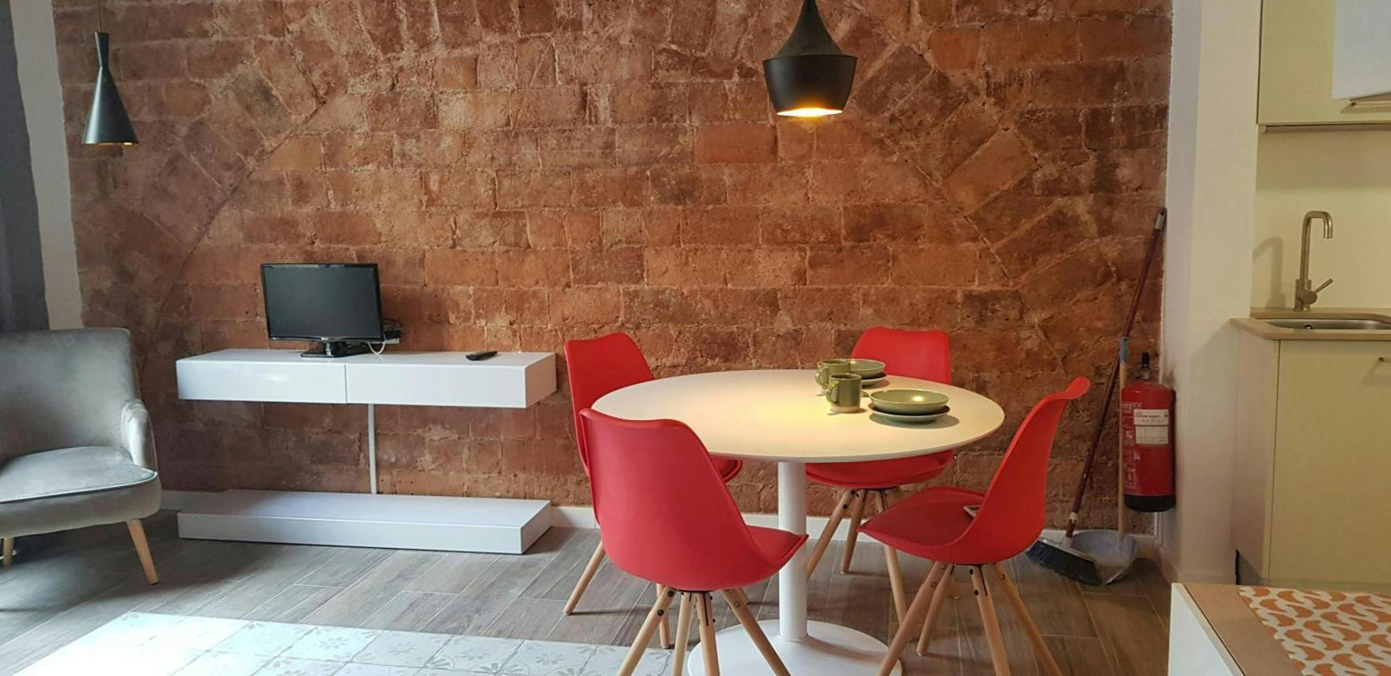 Ferienwohnung Sant Antoni 4 - Downtown Barcelona. Modern Exterior foto